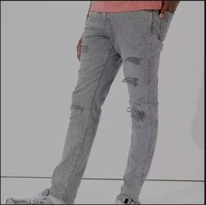 American Eagle Airflex Distressed Slim Jeans